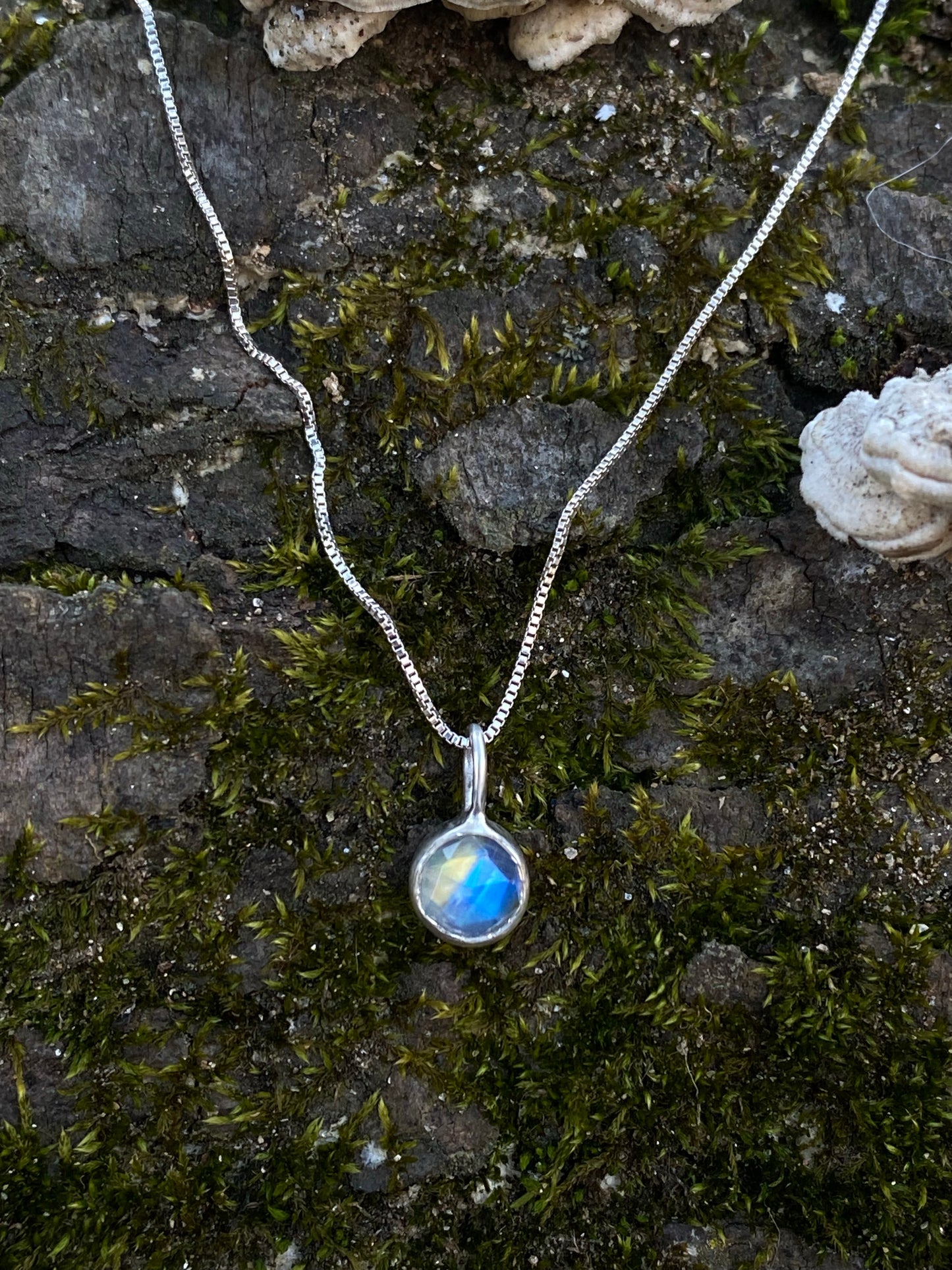 Moonstone Drop Necklace