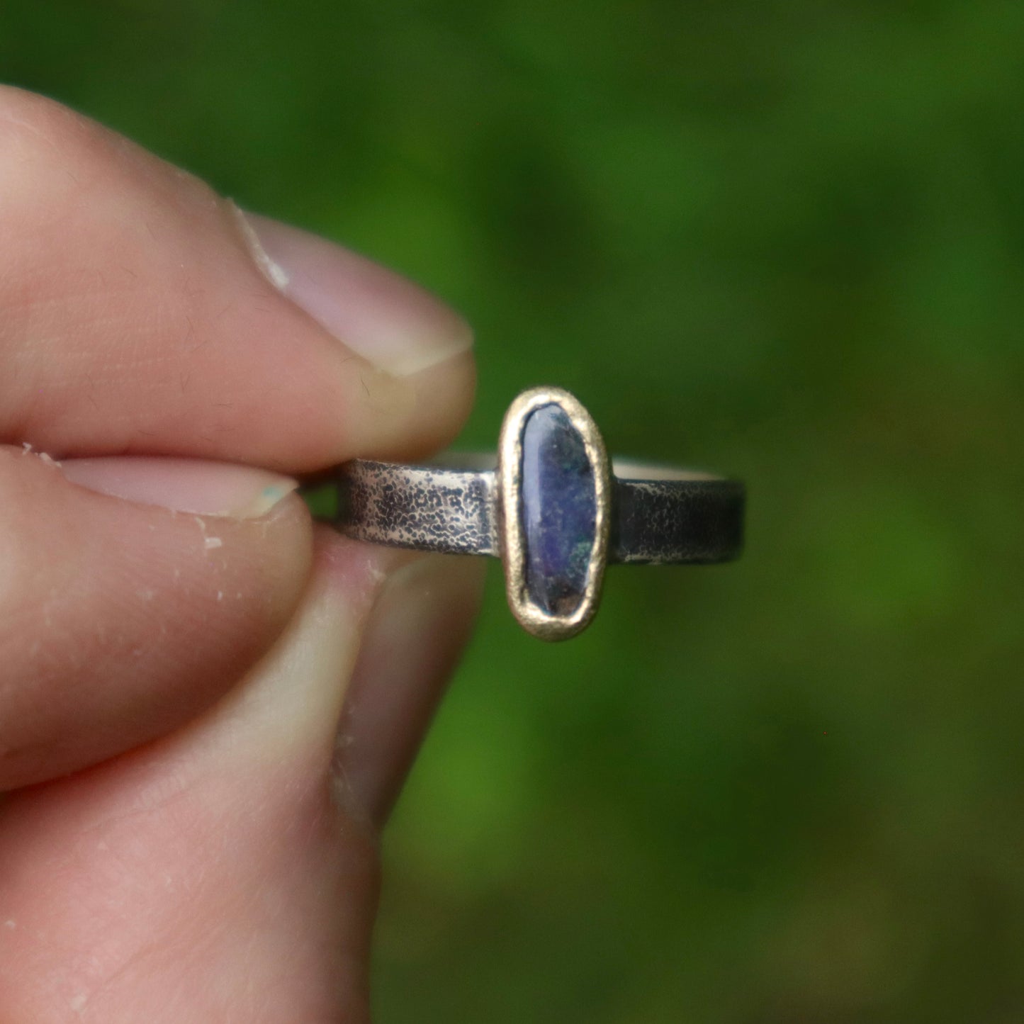 Boulder Opal Ring