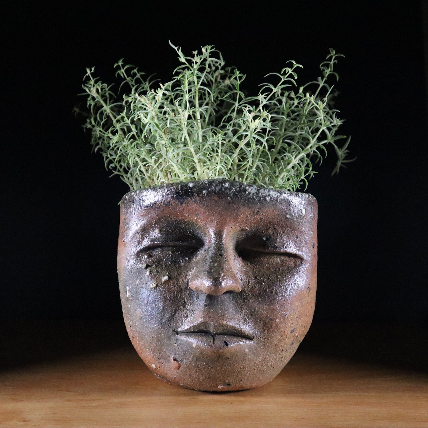 Peaceful Wood-fired Face Planter